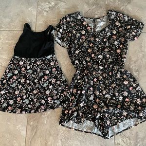 Mommy and Me -girl dress mommy romper.